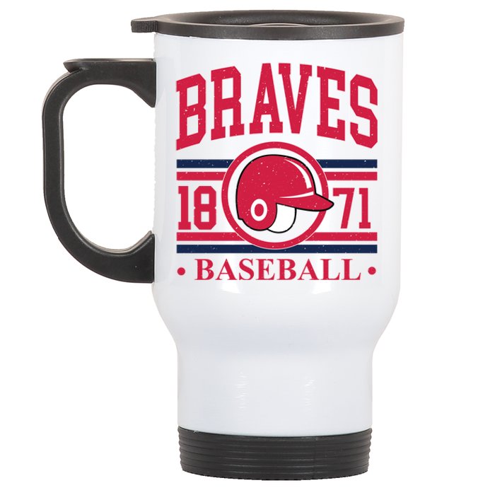 Atlanta Brave Baseball 1872 Team Supporter Stainless Steel Travel Mug