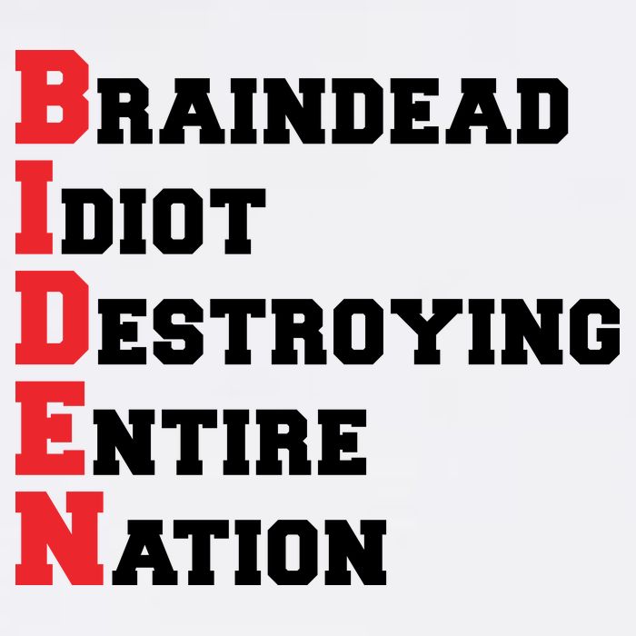 Anti Biden Braindead Idiot Destroying Entire Nation Cooling Performance Long Sleeve Crew