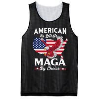 American By Birth MAGA By Choice Pro Trump 2024 Republican Mesh Reversible Basketball Jersey Tank