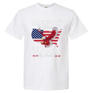 American By Birth MAGA By Choice Pro Trump 2024 Republican Garment-Dyed Heavyweight T-Shirt