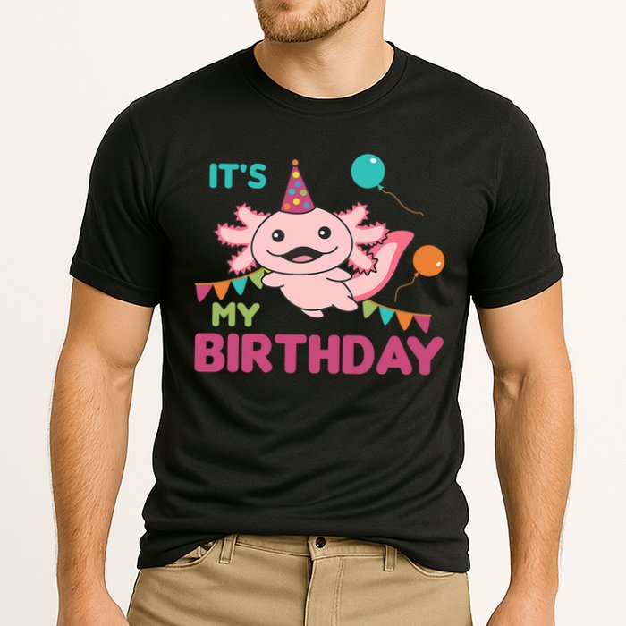 Axolotl Balloons Birthday Axolotls Cooling Performance Crew T-Shirt
