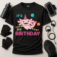 Axolotl Balloons Birthday Axolotls Cooling Performance Crew T-Shirt