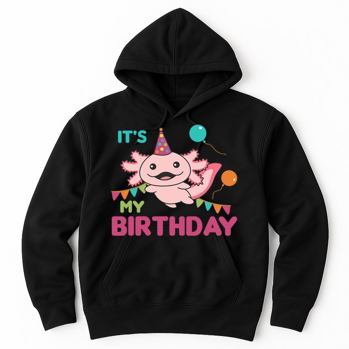 Axolotl Balloons Birthday Axolotls Hoodie