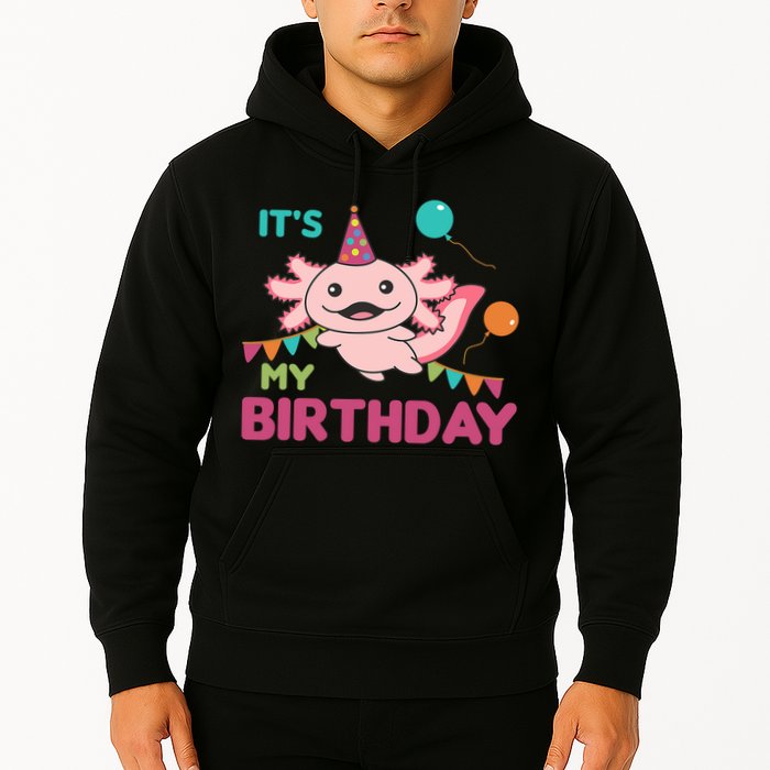 Axolotl Balloons Birthday Axolotls Hoodie