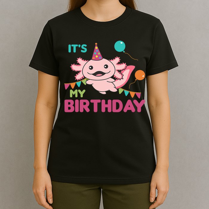 Axolotl Balloons Birthday Axolotls T-Shirt