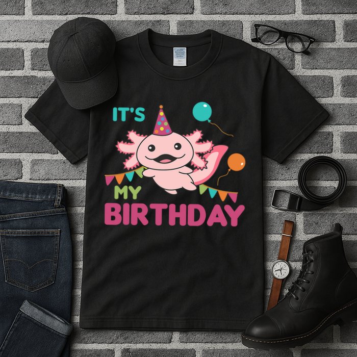 Axolotl Balloons Birthday Axolotls Tall T-Shirt