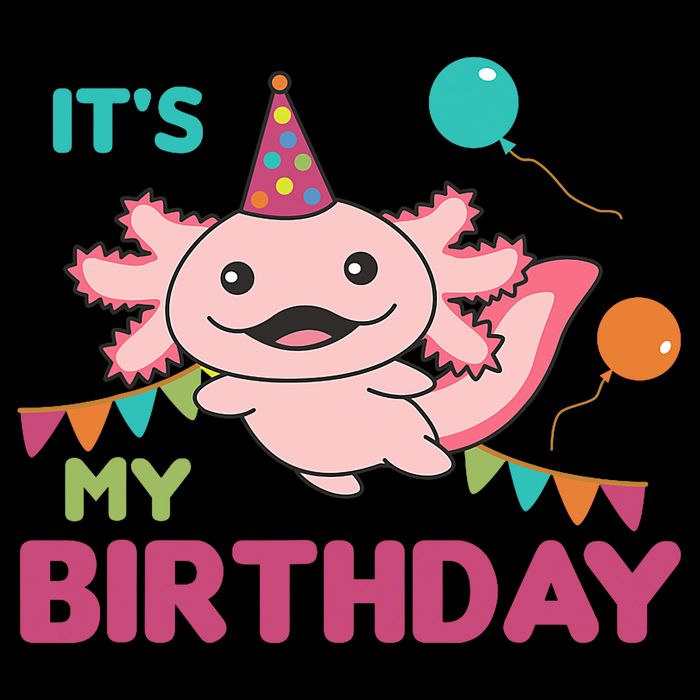 Axolotl Balloons Birthday Axolotls Bucket Hat