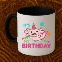 Axolotl Balloons Birthday Axolotls Mug