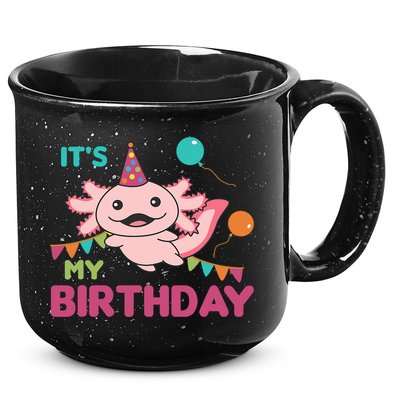 Axolotl Balloons Birthday Axolotls 15oz Campfire Ceramic Mug