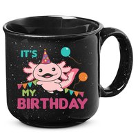 Axolotl Balloons Birthday Axolotls 15oz Campfire Ceramic Mug