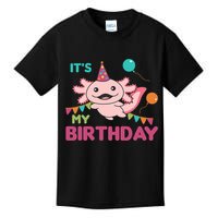 Axolotl Balloons Birthday Axolotls Kids T-Shirt