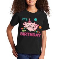 Axolotl Balloons Birthday Axolotls Kids T-Shirt