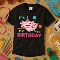 Axolotl Balloons Birthday Axolotls Kids T-Shirt