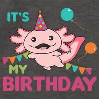 Axolotl Balloons Birthday Axolotls Vector Backpack