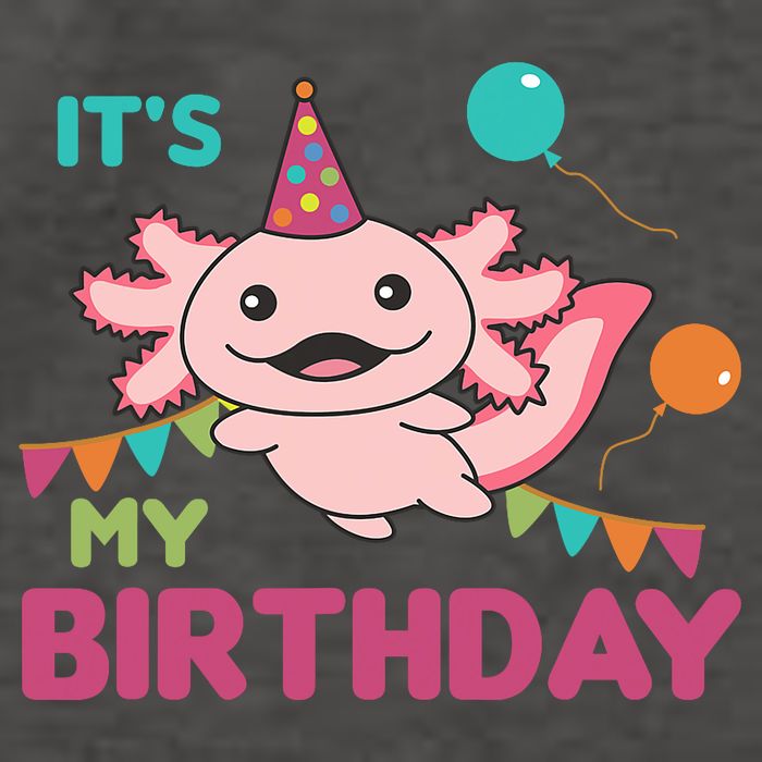 Axolotl Balloons Birthday Axolotls Vector Backpack