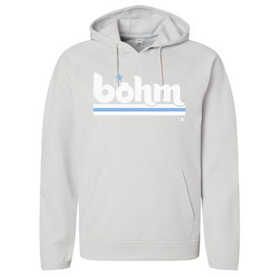 Alec Bohm Bohm Bomb Philadelphia Baseball Performance Fleece Hoodie