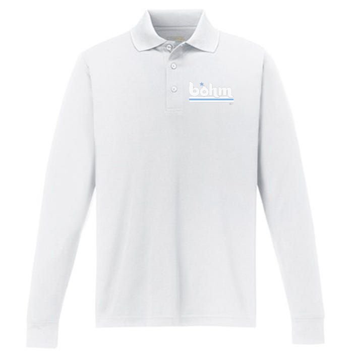 Alec Bohm Bohm Bomb Philadelphia Baseball Performance Long Sleeve Polo