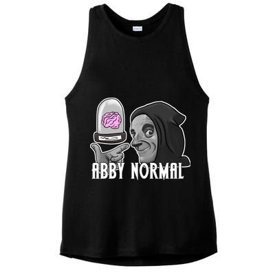 Abby Normal Abnormal Brain  Ladies PosiCharge Tri-Blend Wicking Tank