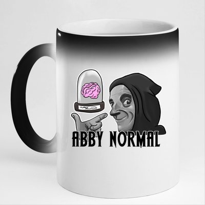 Abby Normal Abnormal Brain  11oz Black Color Changing Mug