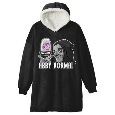 Abby Normal Abnormal Brain  Hooded Wearable Blanket