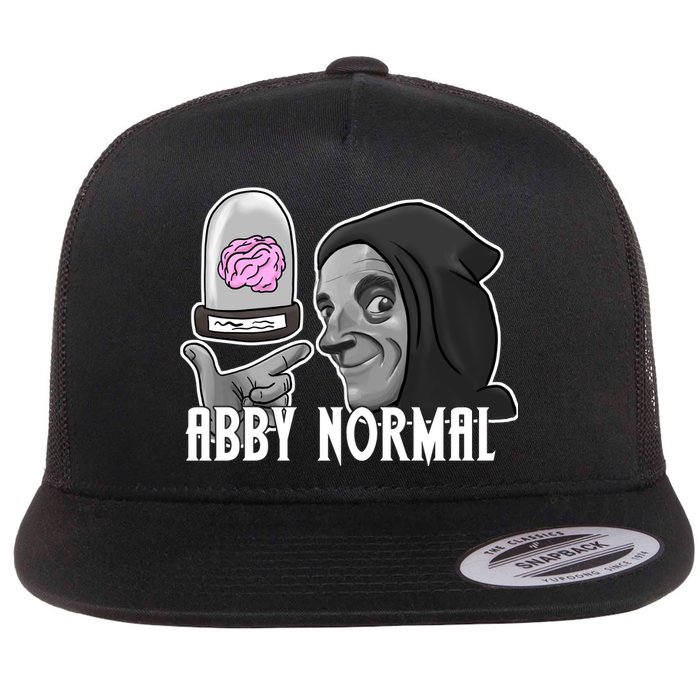 Abby Normal Abnormal Brain  Flat Bill Trucker Hat