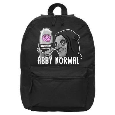 Abby Normal Abnormal Brain  16 in Basic Backpack