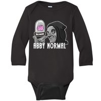 Abby Normal Abnormal Brain  Baby Long Sleeve Bodysuit