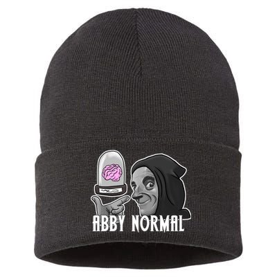 Abby Normal Abnormal Brain  Sustainable Knit Beanie