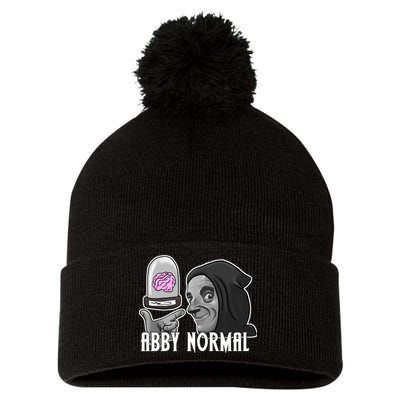 Abby Normal Abnormal Brain  Pom Pom 12in Knit Beanie