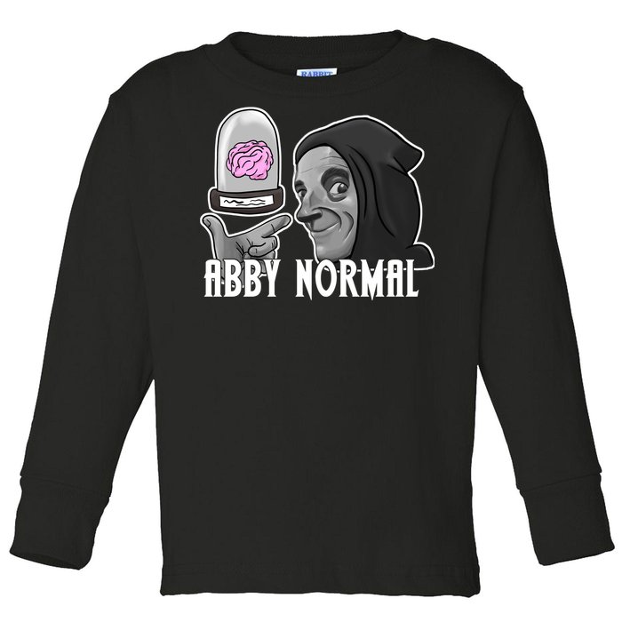 Abby Normal Abnormal Brain  Toddler Long Sleeve Shirt