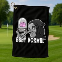 Abby Normal Abnormal Brain  Golf Towel