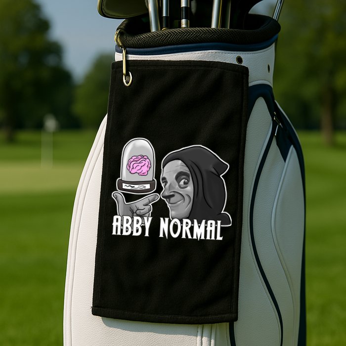 Abby Normal Abnormal Brain  Golf Towel