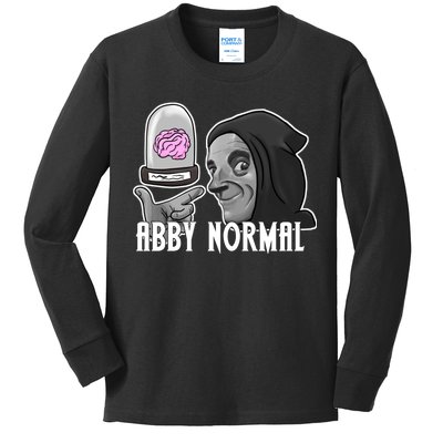 Abby Normal Abnormal Brain  Kids Long Sleeve Shirt