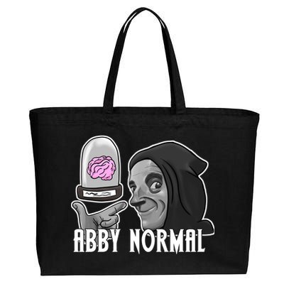 Abby Normal Abnormal Brain  Cotton Canvas Jumbo Tote