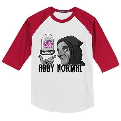 Abby Normal Abnormal Brain  Kids Colorblock Raglan Jersey