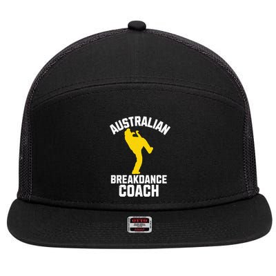 Australian Breakdance Coach Halloween Group Costume Matching 7 Panel Mesh Trucker Snapback Hat