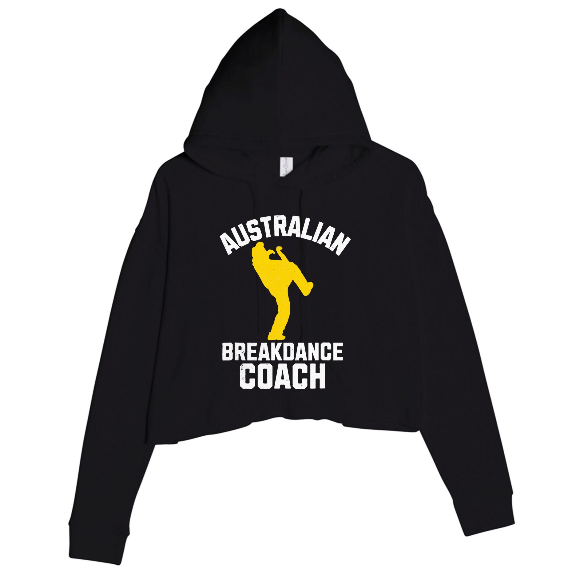 Australian Breakdance Coach Halloween Group Costume Matching Crop Fleece Hoodie