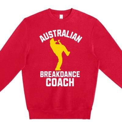 Australian Breakdance Coach Halloween Group Costume Matching Premium Crewneck Sweatshirt