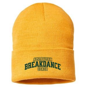 Australian Breakdance Coach Breakdancing Matching Costume Sustainable Knit Beanie