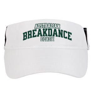 Australian Breakdance Coach Breakdancing Matching Costume Adult Drive Performance Visor