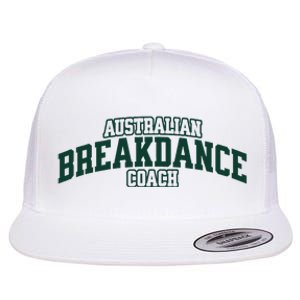 Australian Breakdance Coach Breakdancing Matching Costume Flat Bill Trucker Hat