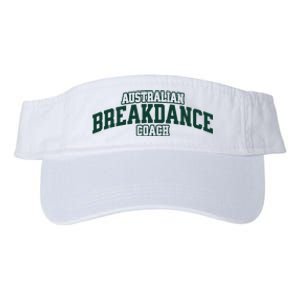 Australian Breakdance Coach Breakdancing Matching Costume Valucap Bio-Washed Visor