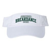 Australian Breakdance Coach Breakdancing Matching Costume Valucap Bio-Washed Visor