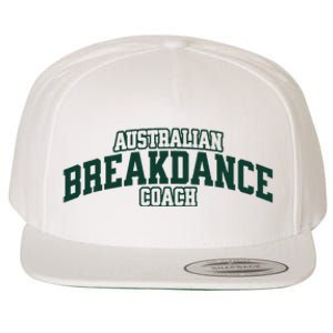 Australian Breakdance Coach Breakdancing Matching Costume Wool Snapback Cap