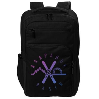 Arapahoe Basin Colorado Skiing Mountain Snowboarding Ski Meaningful Gift Impact Tech Backpack