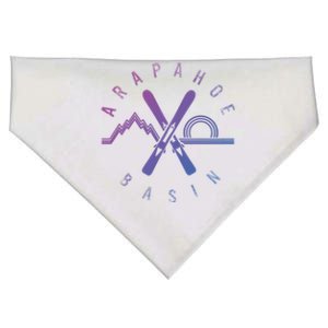 Arapahoe Basin Colorado Skiing Mountain Snowboarding Ski Meaningful Gift USA-Made Doggie Bandana