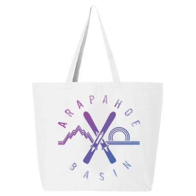 Arapahoe Basin Colorado Skiing Mountain Snowboarding Ski Meaningful Gift 25L Jumbo Tote