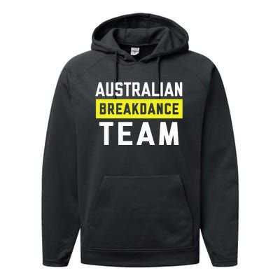 Australian Breakdancing Costume Team Break Dancer Matching Performance Fleece Hoodie