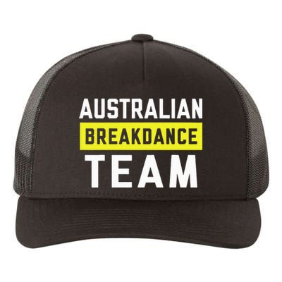 Australian Breakdancing Costume Team Break Dancer Matching Yupoong Adult 5-Panel Trucker Hat