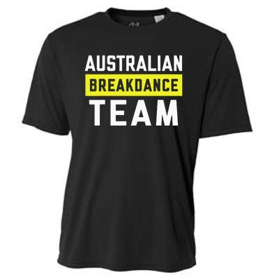 Australian Breakdancing Costume Team Break Dancer Matching Cooling Performance Crew T-Shirt